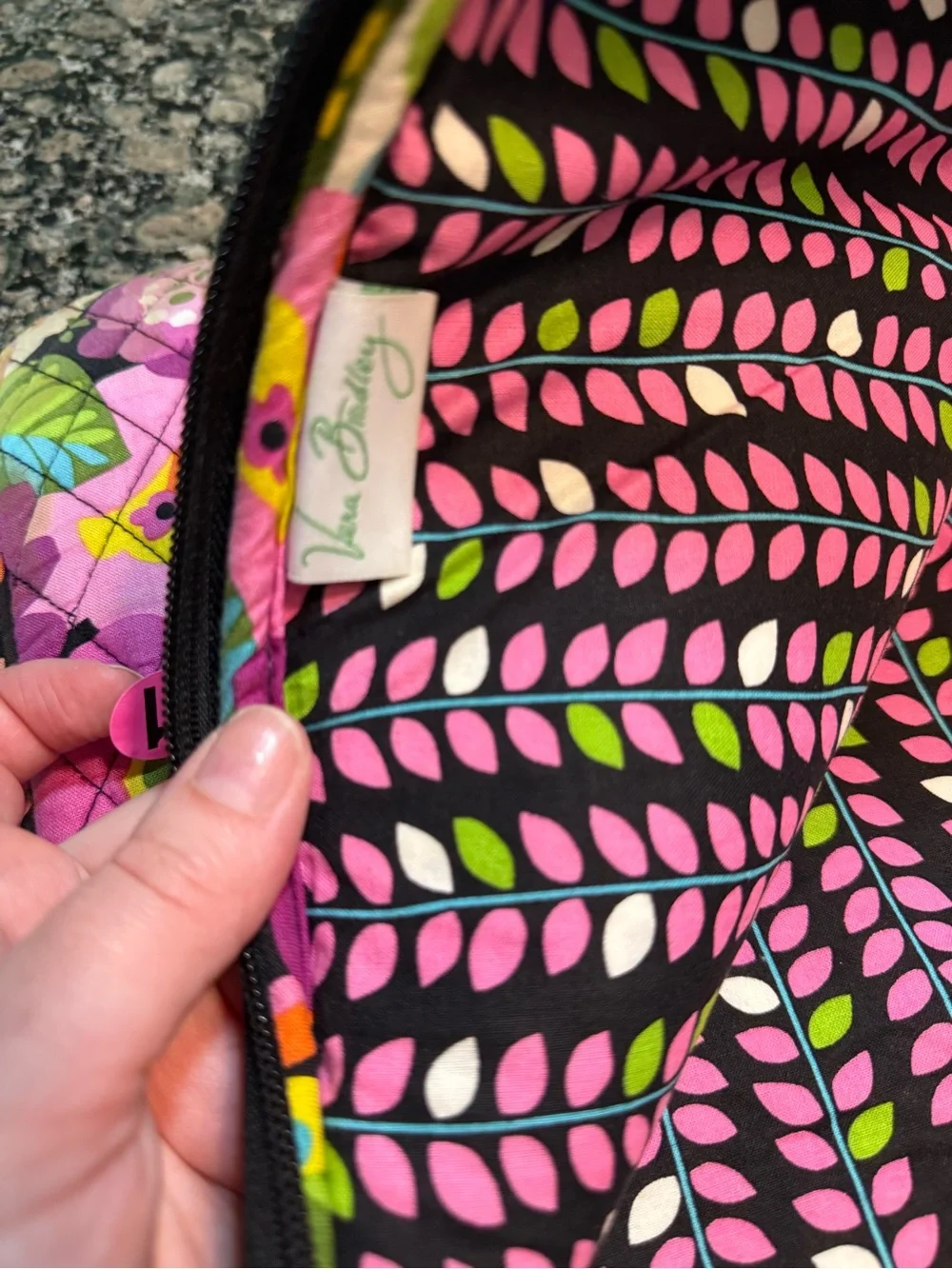 Vera Bradley Multicolor Floral Quilted Laptop Sleeve